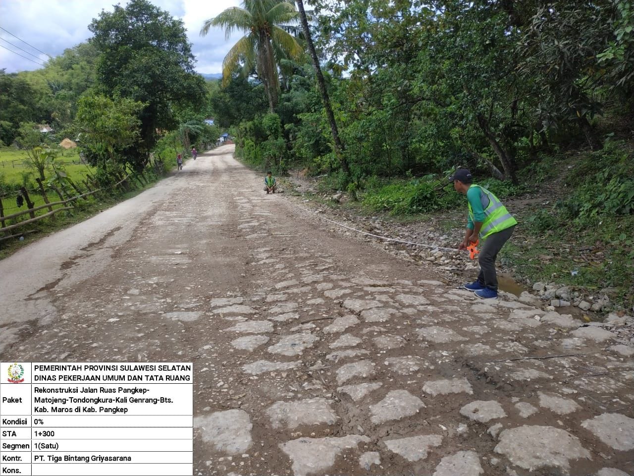 Rp26 Miliar Untuk Rekonstruksi Jalan Ruas Pangkep Hingga Batas Maros, Gubernur: Kini Tengah Memasuki Tahap MC-0